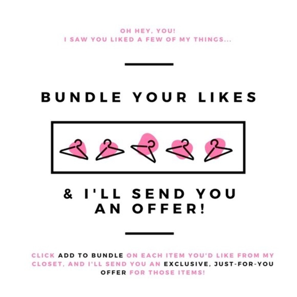 I love bundles! Don’t be afraid to send me an offer either!